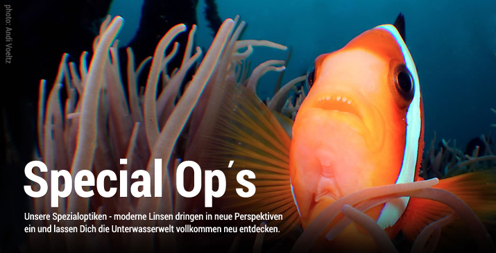Spezial Unterwasseroptik